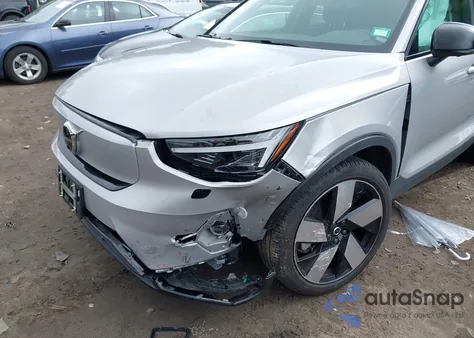 2023 Volvo Xc40 Recharge Pure Electric Twin Ultimate из США, поврежденный, VIN YV4ED3UM1P2058851